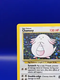 Chansey 3/102 Base Set Holo Rare Pokemon Card 1999 WOTC TCG Vintage Pokemon - Image 4