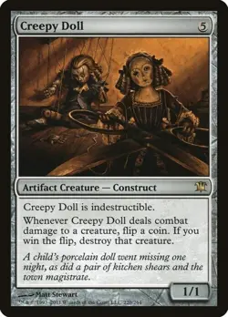 Magic The Gathering MTG CREEPY DOLL Innistrad NM Near Mint - Image 1