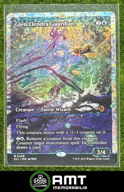 Glen Elendra Guardian Mythic Rare MTG Lorwyn Eclipsed Showcase Fracture Foil - Image 1