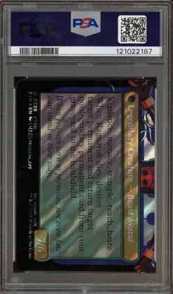 2025 MTG Final Fantasy Borderless Surge Foil #0526 Fang Fearless L'Cie PSA 10 - Image 2