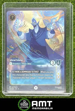 Hades Infernal Schemer Enchanted Disney Lorcana Fabled Expansion 237/204 - Image 1