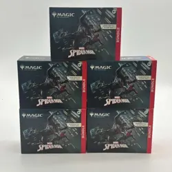 Lot (5) Magic The Gathering MTG Marvel's Spider-Man Bundle Box NEW Sealed - Image 1