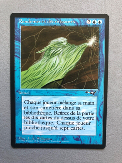 Mtg Carte Magic Alliances Diminishing Returns French NM/LP - Image 1