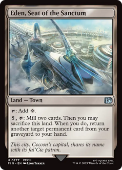 Eden, Seat of the Sanctum [FINAL FANTASY] Foil Near Mint - Image 1
