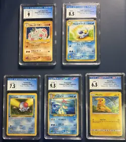 Pokemon Graded Slab Lot of 5 – CGC English & Japanese!! - Image 1