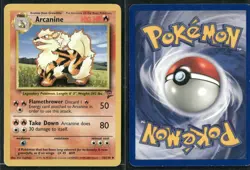 ✰ ARCANINE 33/130 UNCOMMON BASE SET 2 POKEMON ✰ MP - Image 1