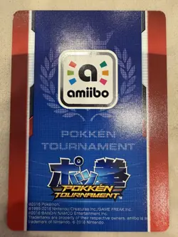 Pokemon TCG Amiibo Card Shadow Mewtwo only available at 2016 Pokken Tournament - Image 3