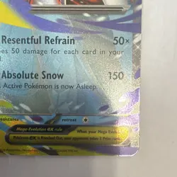 Pokemon Mega Froslass EX Full Art Holo Double Rare Card 047/217 ASC 2026 - Image 2