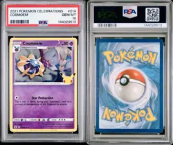 2021 POKEMON CELEBRATIONS 25TH ANNIVERSARY#014 COSMOEM PSA 10 GEM MINT 💎 RARE - Image 3