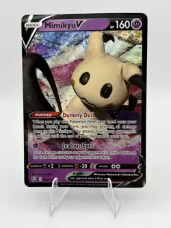 ​2021 Pokemon Battle Styles Mimikyu V #062/163 Ultra Rare Holo NM TCG - Image 1