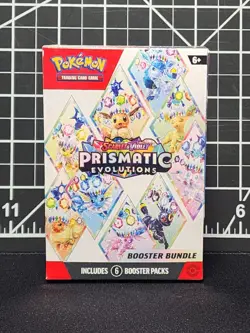 Pokemon TCG Scarlet & Violet Prismatic Evolutions Booster Bundle 6 Booster Packs 820650853210 - Image 1