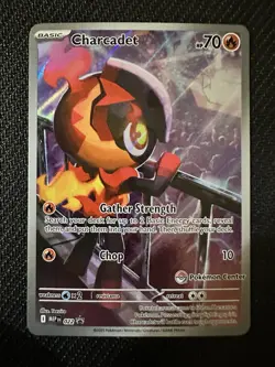 Charcadet - 022 - MEP Black Star Promo - Pokemon Center Stamp - Holo - NM - Image 1