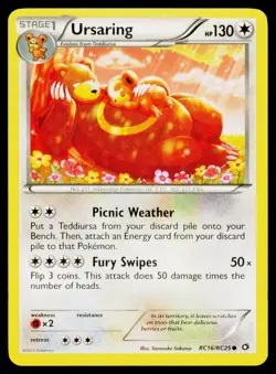 Ursaring - Holo RC16/RC25 Pokemon Legendary Treasures: Radiant Collection NM - Image 1