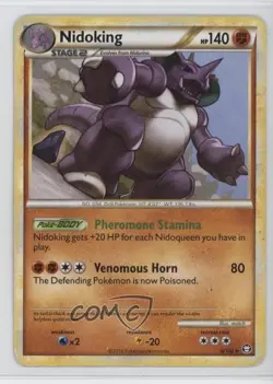 Nidoking Pokemon HeartGold & SoulSilver Triumphant #6 2010 - Image 1