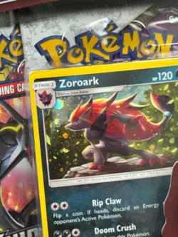 2017 POKEMON SUN & MOON SHINING LEGENDS PIN COLLECTION W/ ZOROARK PIN & PROMO - Image 4