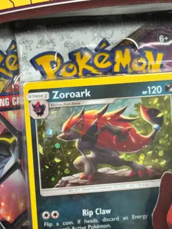 2017 POKEMON SUN & MOON SHINING LEGENDS PIN COLLECTION W/ ZOROARK PIN & PROMO - Image 5