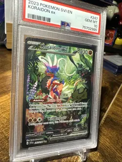 2023 POKEMON SVI EN-SCARLET & VIOLET #247 KORAIDON EX PSA 10 - Image 3