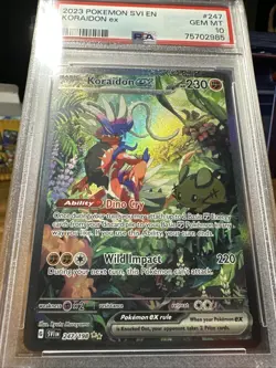 2023 POKEMON SVI EN-SCARLET & VIOLET #247 KORAIDON EX PSA 10 - Image 4