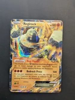 Regirock EX Ultra Rare XY Fates Collide Holo 43/124 Pokemon - Image 1