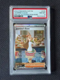 POKEMON TCG - SURGING SPARKS - JASMINE'S GAZE 245/191 - PSA 8 - Image 1