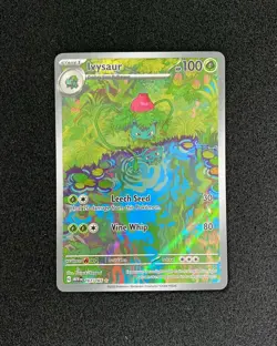 2023 Pokemon TCG English Special Illustration MEW EN 167/165 Ivysaur Holo FJ81 - Image 1