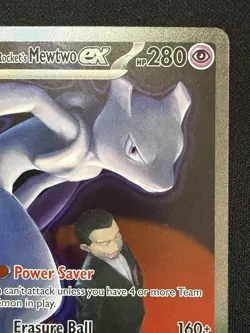 Team Rocket's Mewtwo EX 281/217 Secret Rare Ascended Heroes Pokemon TCG NM - Image 4