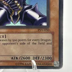 Yugioh Buster Blader Unlimited Edition Ultra Rare PSV-050 Heavy Play - Image 5