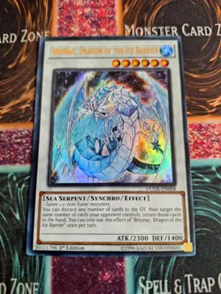 Yu-Gi-Oh! Brionac, Dragon of the Ice Barrier DUDE-EN008 Ultra 1st Edition NM - Image 1