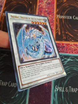 Yu-Gi-Oh! Brionac, Dragon of the Ice Barrier DUDE-EN008 Ultra 1st Edition NM - Image 2