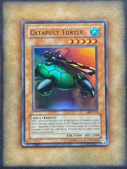 Yugioh Catapult Turtle MRD-075 Super Rare Original Print NM - Image 1