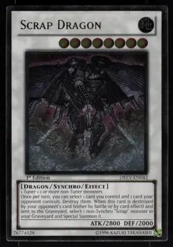 Scrap Dragon (UTR) DREV-EN043 Ultimate Rare 1st Edition Yu-Gi-Oh - Image 1