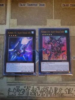 YUGIOH NUMBER 101: SILENT HONOR ARK DUDE + NUMBER C101: SILENT HONOR DARK MP24 - Image 1