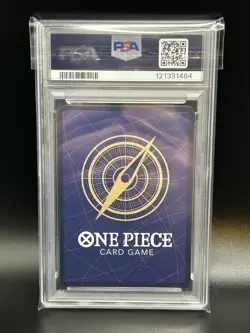 2025 SHIRAHOSHI SP EB01-057 One Piece OP11 EN Fist of Divine Speed Foil PSA 10 - Image 2