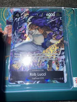 Rob Lucci Alt Art OP15 EB04-048 One Piece Egghead Crisis English -PRERELEASE🔥 - Image 1