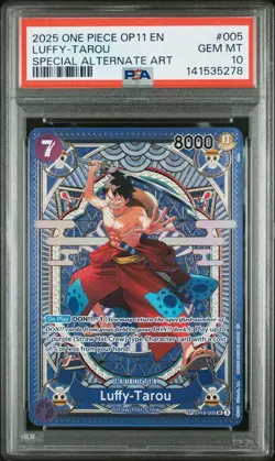 PSA 10 2025 One Piece Luffy-Tarou Alternate Art (SP) ST18-005 #005 Special - Image 1
