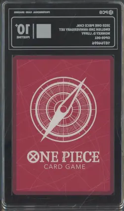 2025 One Piece Chinese 2nd Anniversary Set OP09-061 Monkey D. Luffy PCG 10 - Image 2