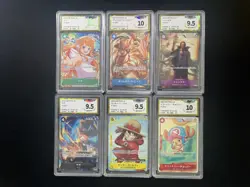 2025 One Piece TCG JPN P-102 P Nami Portgas D. Ace PGS 10 Pristine Lot*6 LU57 - Image 1