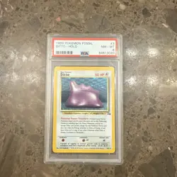 1999 Pokemon Fossil #3/62 Ditto Holo PSA 8 NM-MT - Image 1