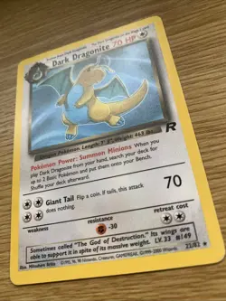 Pokemon Dark Dragonite TCG Card 22/82 Team Rocket, Non-Holo Rare - Image 2