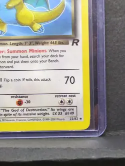 Pokemon TCG Dark Dragonite 22/82 Unlimited Rare Team Rocket Non Holo LP - Image 4
