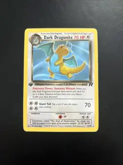 Dark Dragonite - 22/82 - Non Holo Rare - Team Rocket First Edition - Pokemon Tcg - Image 1