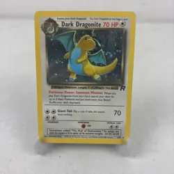 Dark Dragonite 5/82 Rare Holo Team Rocket TCG 2000 Pokemon Card LP - Image 1