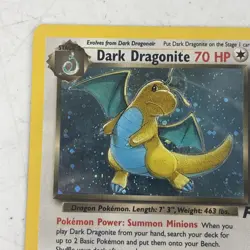 Dark Dragonite 5/82 Rare Holo Team Rocket TCG 2000 Pokemon Card LP - Image 3