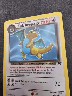 🐉 Pokemon TCG Dark Dragonite 22/82 - Non-Holo Rare - Team Rocket - Near Mint 🐉 - Image 3
