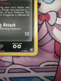 Pokemon TCG Dark Dragonite Holo Rare Card 15/109 Team Rocket Returns - Image 5