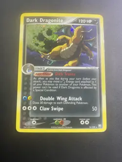 Pokemon TCG Dark Dragonite Holo Rare Card 15/109 Team Rocket Returns - Image 1