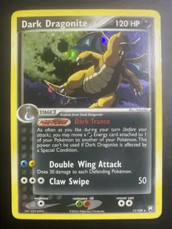 Pokemon TCG Dark Dragonite Holo Rare Card 15/109 Team Rocket Returns - Image 2