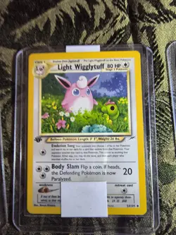 Pokemon Vintage Holo Rare Card Lot Mewtwo Light Wigglytuff Dark Dragonite - TCG - Image 2