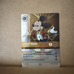 Lorcana Disney 100 Mickey Mouse Friendly Face 18/P1 Promo Foil (A1) - Image 1