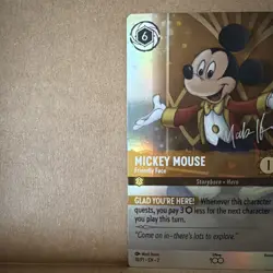 Lorcana Disney 100 Mickey Mouse Friendly Face 18/P1 Promo Foil (A1) - Image 5